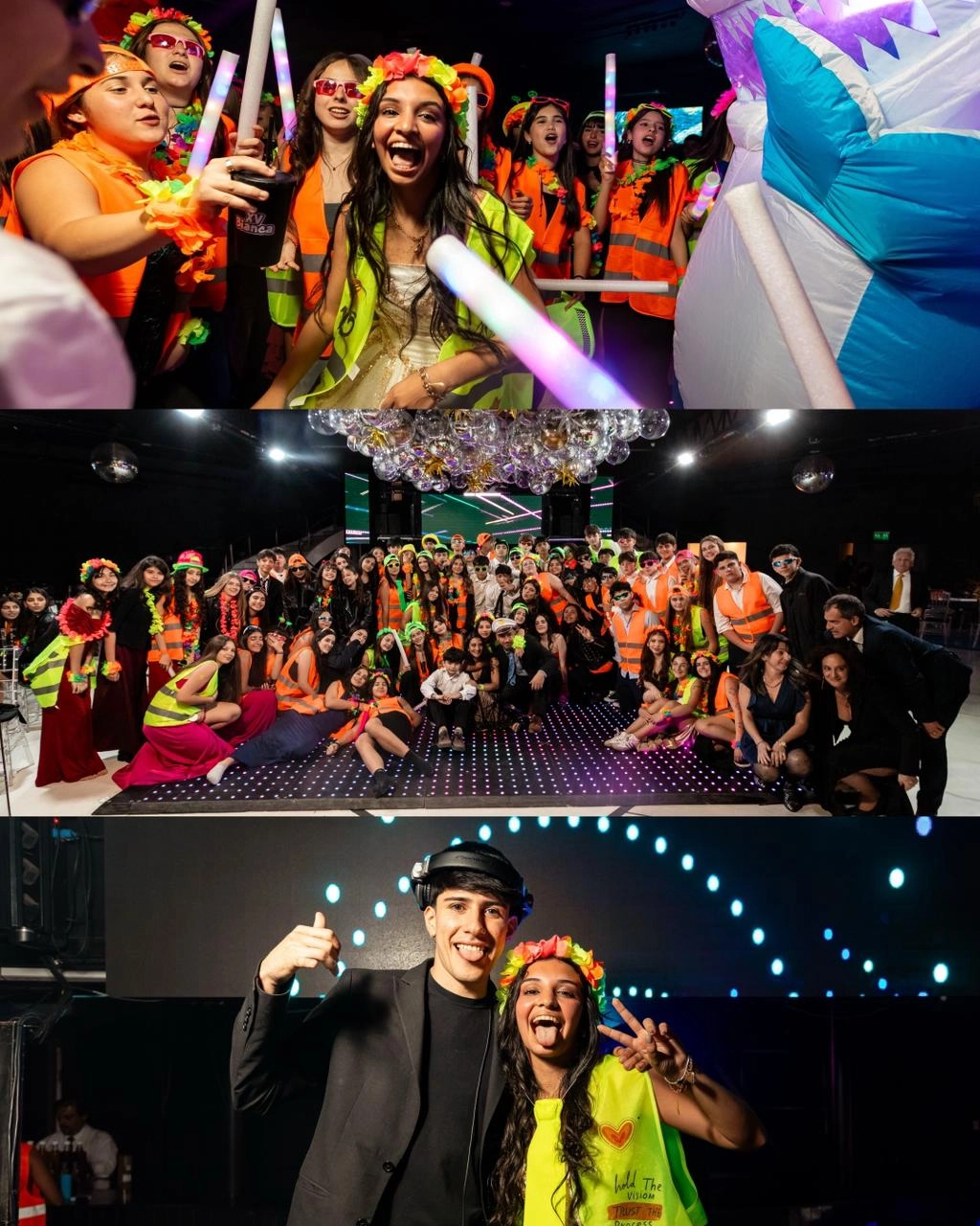 Collage de la fiesta