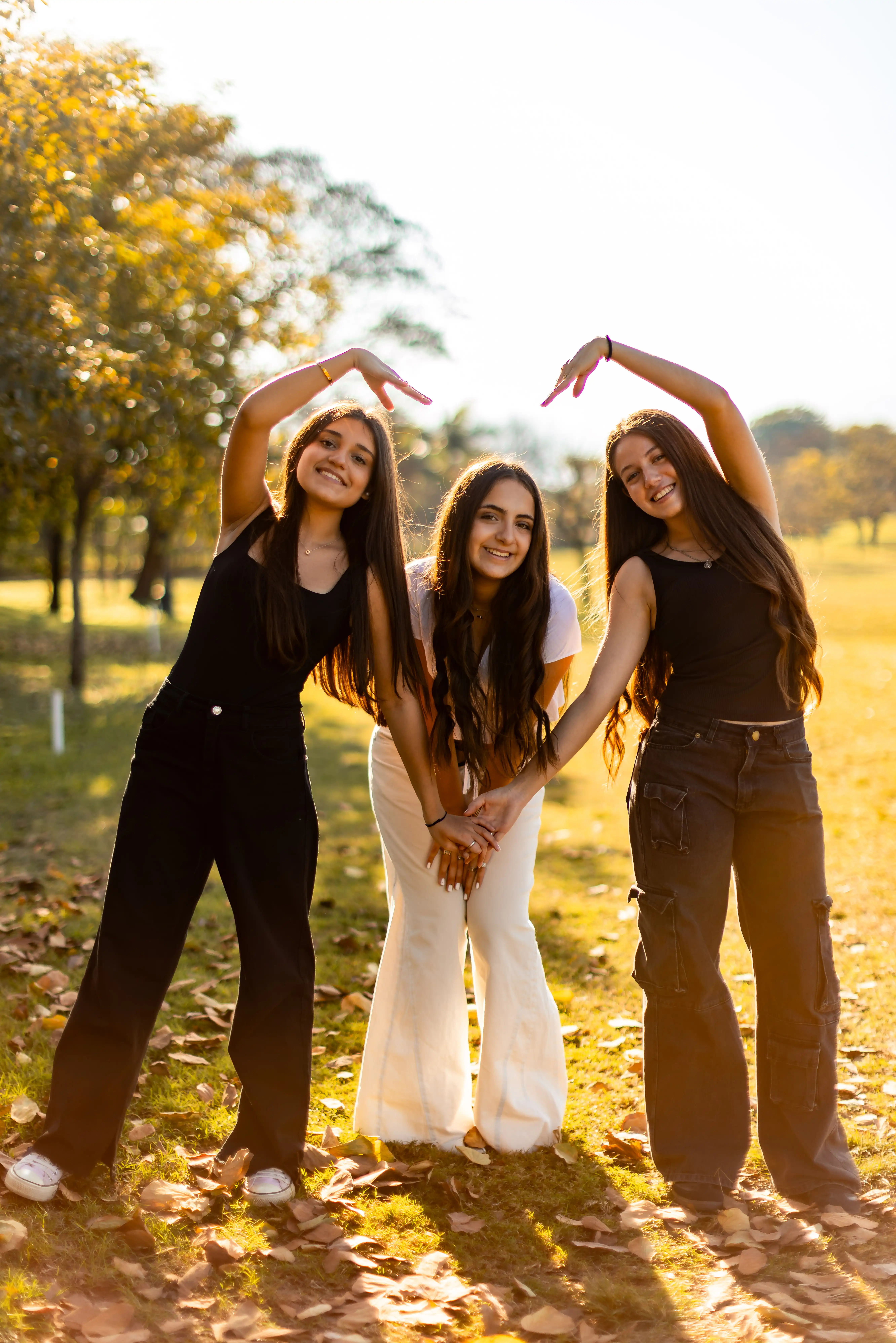 Quinceañera con amigas
